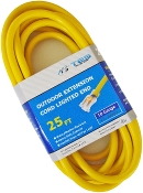 10 Gauge 25 Ft. SJTW Yellow Cord