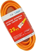 14 Gauge 25 Ft. SJTW Orange Cord